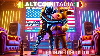 🚨 Mini LIVE aggiornamento di breve Grafico BITCOIN 🚨 [upl. by Ennis]