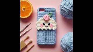 Crochet Phone Mobile Case Cover Design Free Pattern Ideas [upl. by Severen]