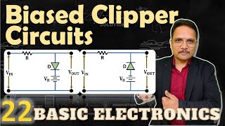 Biased Clipper Circuits Basics Types Working amp Waveforms Explained [upl. by Balliol]