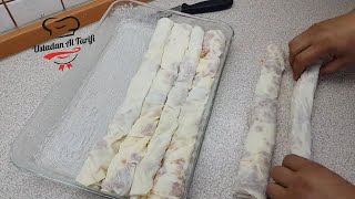 PATATESLİ BÖREK TARİFİ Hazır Yufkadan Kolay Patatesli Börek Tarifi  Ustadan Al Tarifi [upl. by Amihsat]