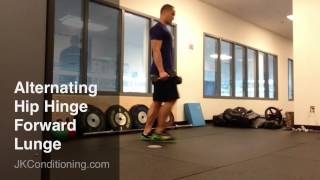 Alternating Hip Hinge Forward Lunge [upl. by Amaris23]