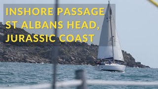 Jurassic Coast Sailing  St Albans Head Inshore Passage  Evocean Sailing [upl. by Godrich]