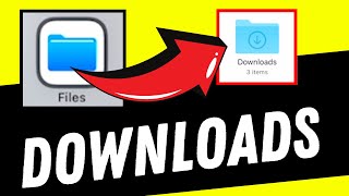 How to Find Downloads on the iPad 2024 [upl. by Hyo]