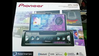 Pioneer SPH10BT car radio install guide amp fitters review [upl. by Ponton]