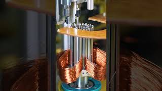 Wonderful motor winding production process😮 motor winding [upl. by Eenal]