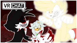 Super Tails Fights TailsEXE Feat Silver VR Chat [upl. by Addam25]