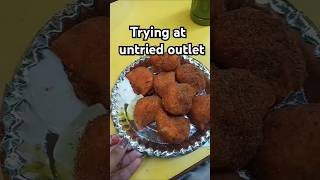 Trying at untried food outlet🥟youtubefoodfoodiesloverminivlogeffortmomosrecipe [upl. by Frulla]