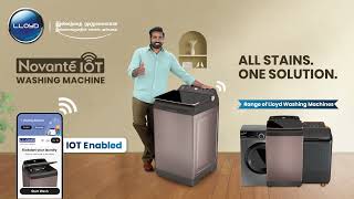 Lloyd Novante Washing Machine  IoT  5D Wash  Vijay Sethupati  Tamil  10 Sec [upl. by Arramas]