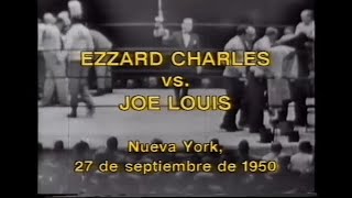 Ezzard Charles vs Joe Louis en español [upl. by Harts]