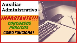 Auxiliar Administrativo Assuntos Para CONCURSO PÚBLICO😁 O Que Estudar [upl. by Joe]