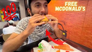 How to eat free McDonald’s 🍔😱 [upl. by Aved677]