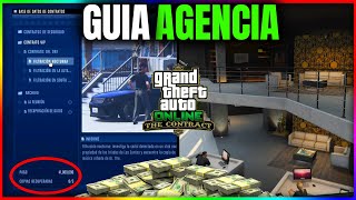 GTA5 Online  LA AGENCIA GUIA DE DINERO COMO GANAR MILLONES con LA AGENCIA DLC THE CONTRACT GTA [upl. by Ahsatsana]