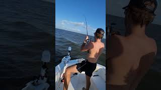 Monster Red fish chase in 210 fsh with Minn Kota trolling motor [upl. by Arathorn]