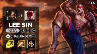 Lee Sin vs Nidalee Jungle  KR Challenger  Patch 145 Season 14 [upl. by Donegan]