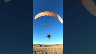 Dudek Hadron 3 paramotor takeoff flight paramotor ppg flying aviation shortvideo shorts [upl. by Tnafni]