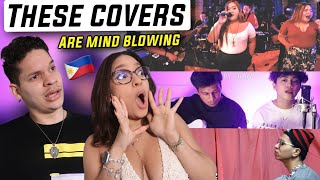 NEVER let a Filipino Singer sing your song Latinos react to Filipino BEST Covers ft Salsa Cover [upl. by Eeleak]