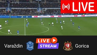 UŽIVO  Varaždin vs Gorica  Hrvatska nogometna liga 202425 [upl. by Eineg873]