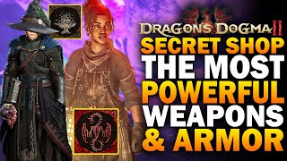 Dragons Dogma 2 SECRET Shop Most Powerful amp BEST Weapons amp Armor [upl. by Zuleika31]