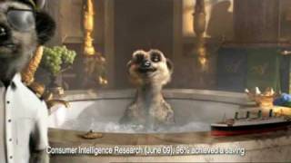 Compare the Meerkat  Bubble Bath Advert [upl. by Eecyal]