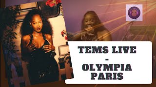 Tems live à Paris Olympia  16 juin 2024 [upl. by Elbring790]