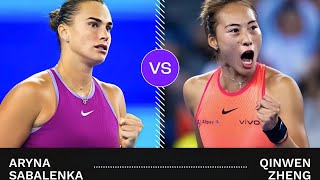 Zheng Qinwen vs Mirra Andreeva  2024 Beijing Quarterfinal  WTA Match Highlights郑钦文斩获亚军，创造历史 [upl. by Alhahs]