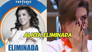 Alicia Machado ELIMINADA de TOP CHEF VIP 3 [upl. by Nehepts]