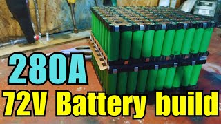 72V high current battery build 280A [upl. by William]