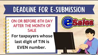 📍 SUBMISSION OF SALES REPORT THRU ESALES SYSTEM [upl. by Haisa]