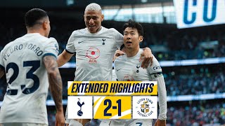 TOTTENHAM HOTSPUR 21 LUTON TOWN  PREMIER LEAGUE EXTENDED HIGHLIGHTS [upl. by Etsirhc]