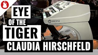 Musikmesse 2012  Claudia Hirschfeld bei WERSI  Teil 2  Live Eye of the Tiger [upl. by Eydie510]