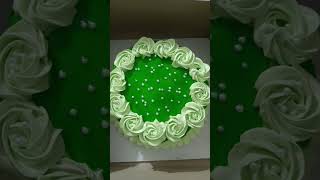 pandan cakeshortvideo yummy ytshorts cake subscribe cakedesign [upl. by Festus]