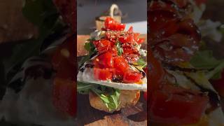 Bruschetta Recipe with Burrata and Cherry Tomatoes SIMPLE amp DELICIOUS [upl. by Giacinta]