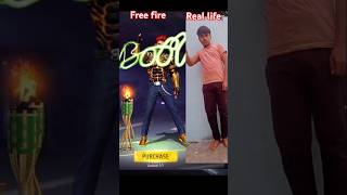 Victory anthem free fire🆚 real life emotetrendingshorts viralvideo freefire [upl. by Olette]