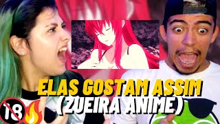 REACT  ELAS GOSTAM ASSIM ZUEIRA ANIMEFARINHA  CASALZINHO [upl. by Ateloj260]