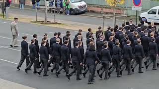 Mise en place des Compagnies sur la place de la Libération [upl. by Adnohrahs]