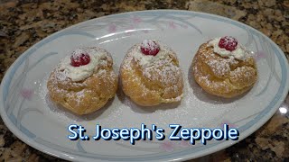 Italian Grandma Makes St Josephs Zeppole [upl. by Gamages241]