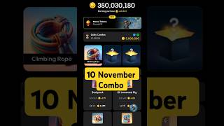 Gemz Daily Combo Today 10 November Daily Combo Today gemz combo airdrop [upl. by Nerhtak]