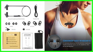 ATGOIN Bluetooth 41 Headphones Unboxing amp Review [upl. by Ataga]