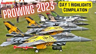 RC Show Action and Crash Compilation  Opening Day  Friday  ProWing 2023 [upl. by Elianora]