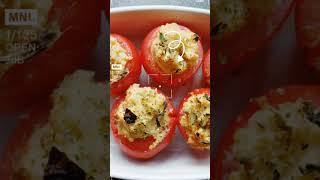 Gefüllte Tomaten  cookingshorts food italianfood [upl. by Maples]