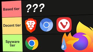 The ULTIMATE Browser Tier List Based Tier to Spyware Tier [upl. by Bambi]