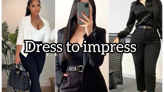 Simple dressing styles for women smart dressing style  clean girl style [upl. by Onibag]