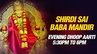 Sai Baba Aarti  Sunset 530 pm Live feel Prayer Sai Aarti by Shirdi Mandir Pujari Pramod Medhi [upl. by Godrich]