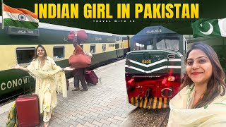 Indian girl in Pakistan 🇵🇰 Pakistani Railway 🚃 Wagah Border to Panja Sahib via Lahore  Day 1 [upl. by Keare]