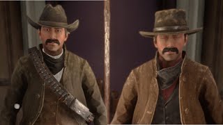 TWO OUTLAW BADASSEY COWBOY OUTFITS IN RED DEAD ONLINE [upl. by Angus]