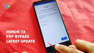 Honor 7A AUMAL20 FRP Bypass Latest Security Update Simple Method [upl. by Aivatal384]