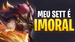 MEU SETT É IMORAL Sett vs Riven  League of Legends [upl. by Aurlie574]