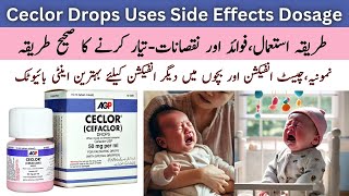 Ceclor Drops Uses In Urdu  Ceclor Drops For Babies [upl. by Ynner]