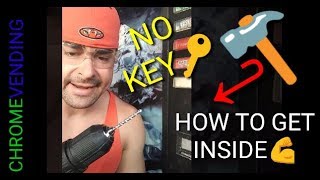 How To Get Into A Soda Machine Without A Key 🔑 [upl. by Lehcyar]