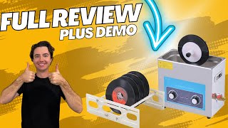 CREWORKS Ultrasonic Auto Vinyl Record Cleaner Full Review PLUS DEMO [upl. by Onailil]